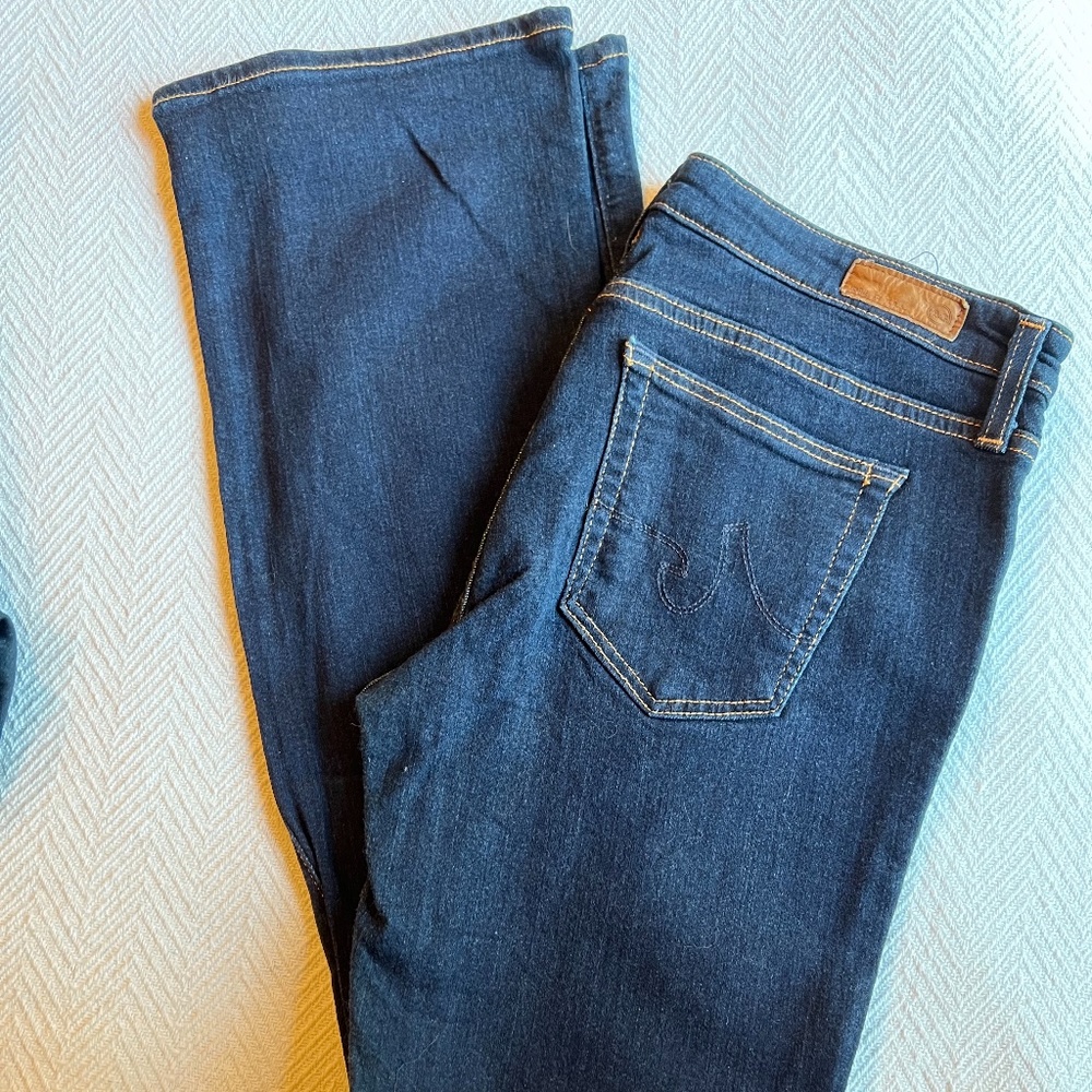 AG Adriano Goldschmied Slim Boot, the Ballad, dark blue jean, size 30R